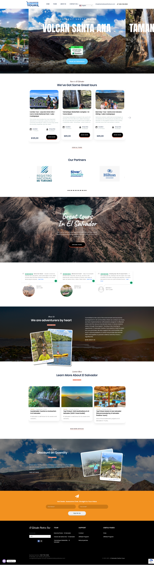 El Salvador Positive Tour